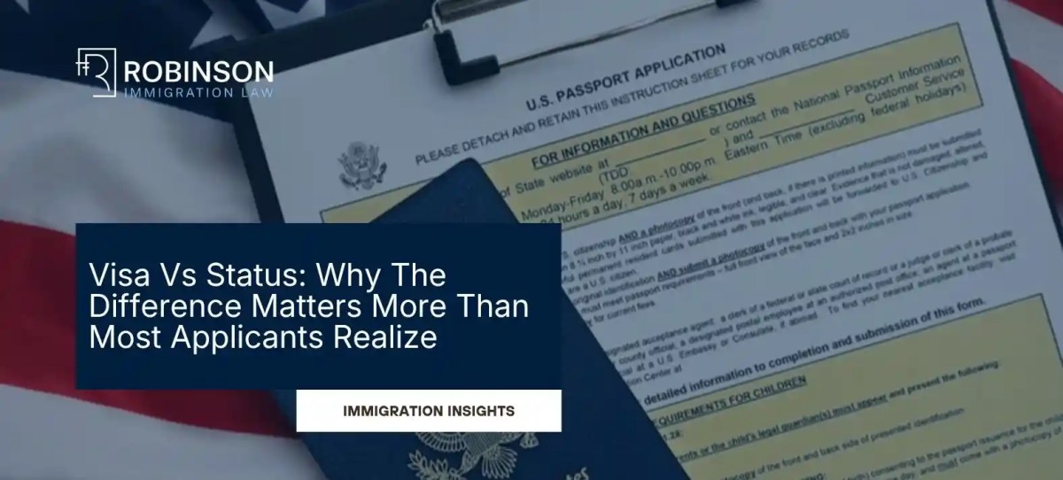 Visa Vs Status: Why The Difference Matters More Than Most Applicants Realize