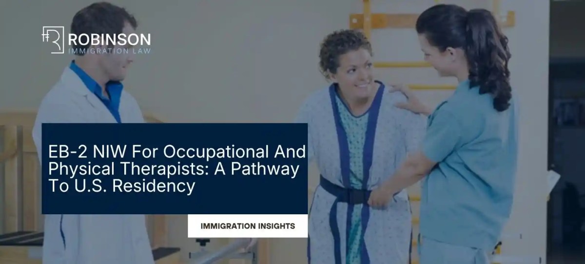 EB-2 NIW For Occupational And Physical Therapists